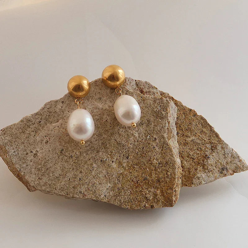 Pampaneira Pendientes de Perlas