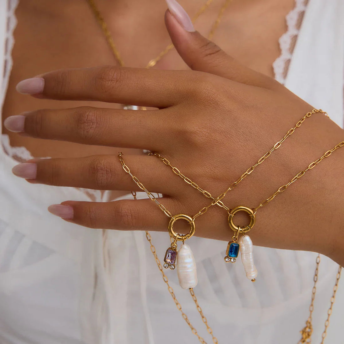 Fisterra Collar de Perlas