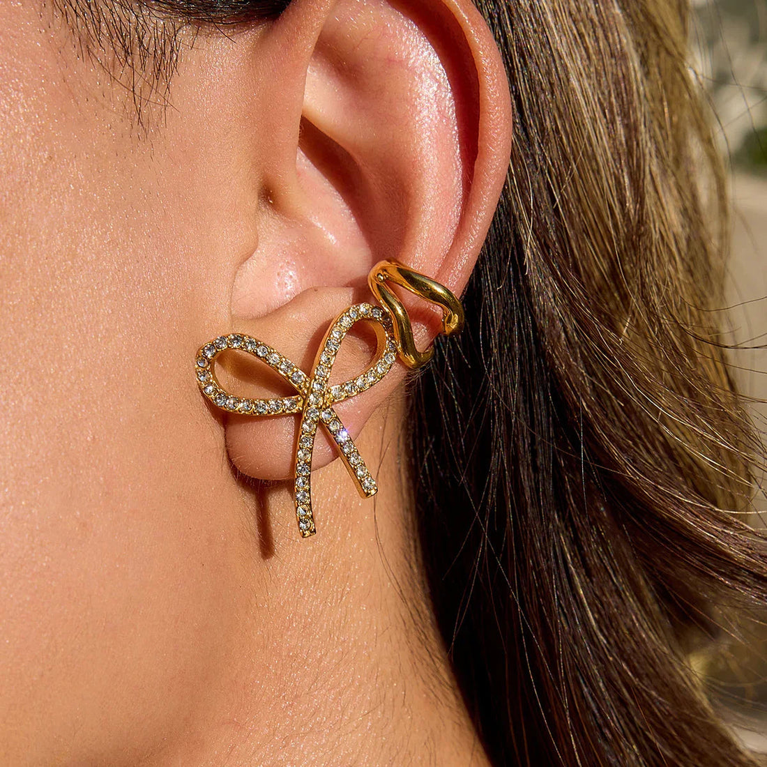 Coca Pendientes Lazo
