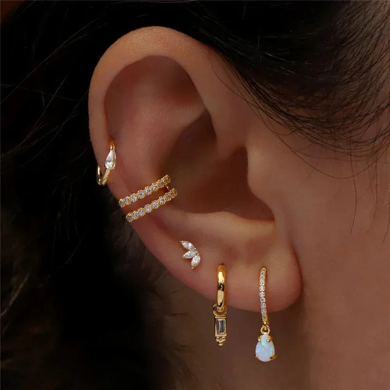 Deià Pendientes de Circonitas