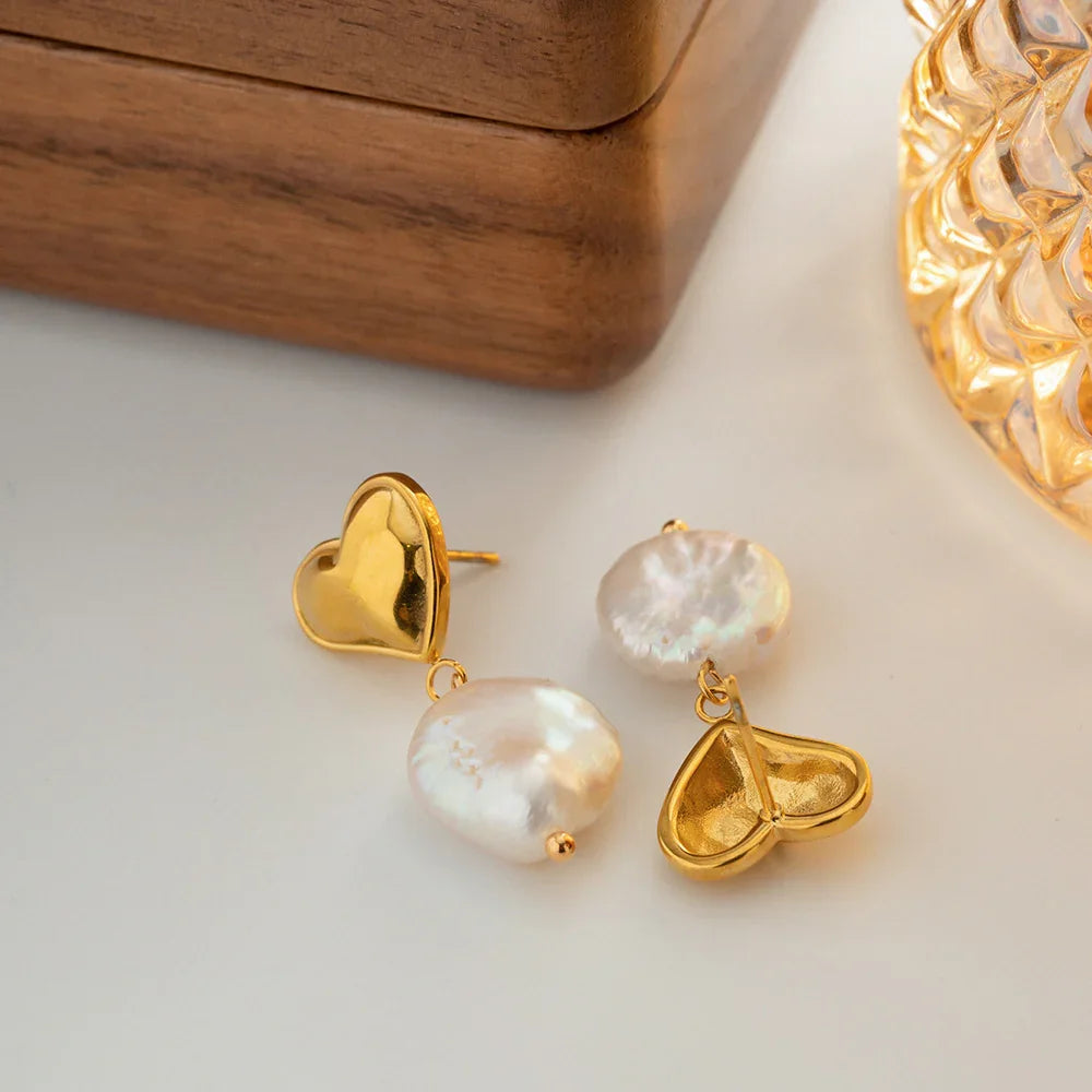 Atienza Pendientes de Perlas