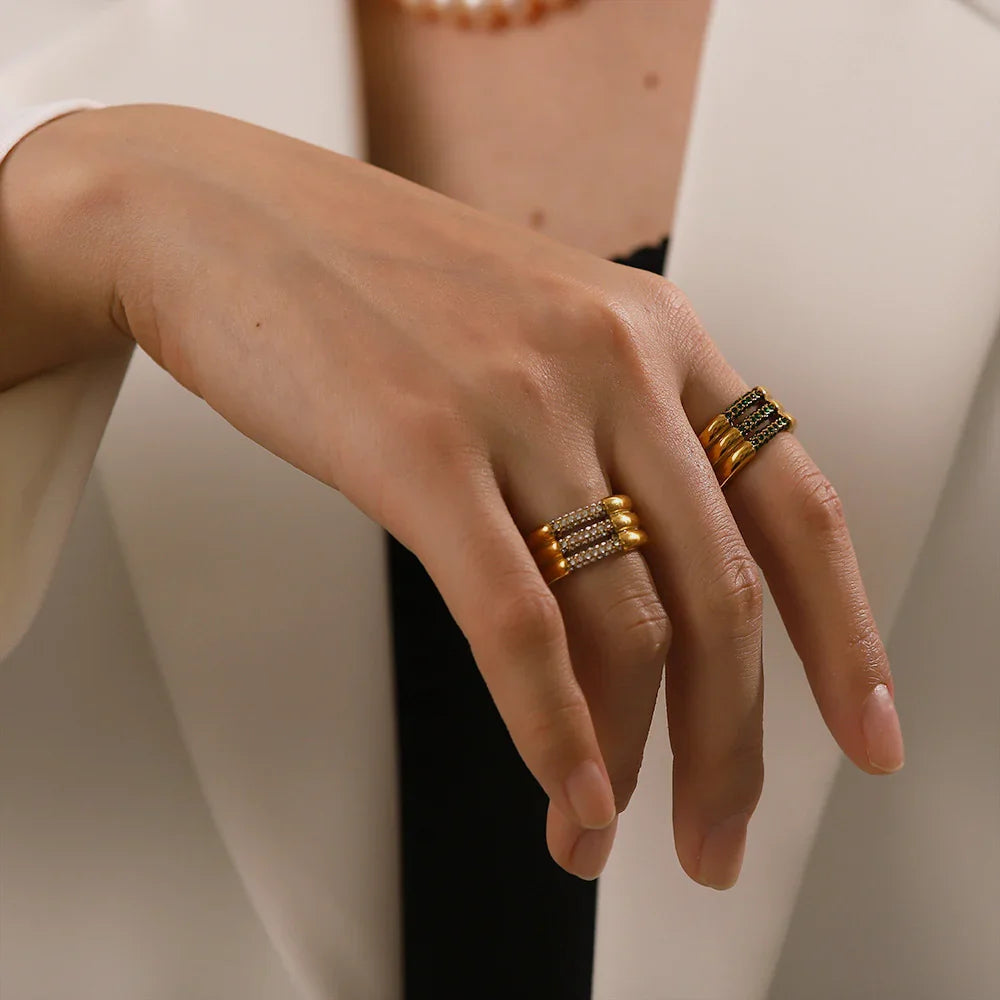 Fisterra Anillo de Circonitas
