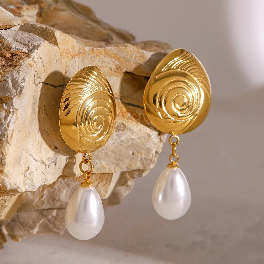 Calonge Pendientes de Perlas
