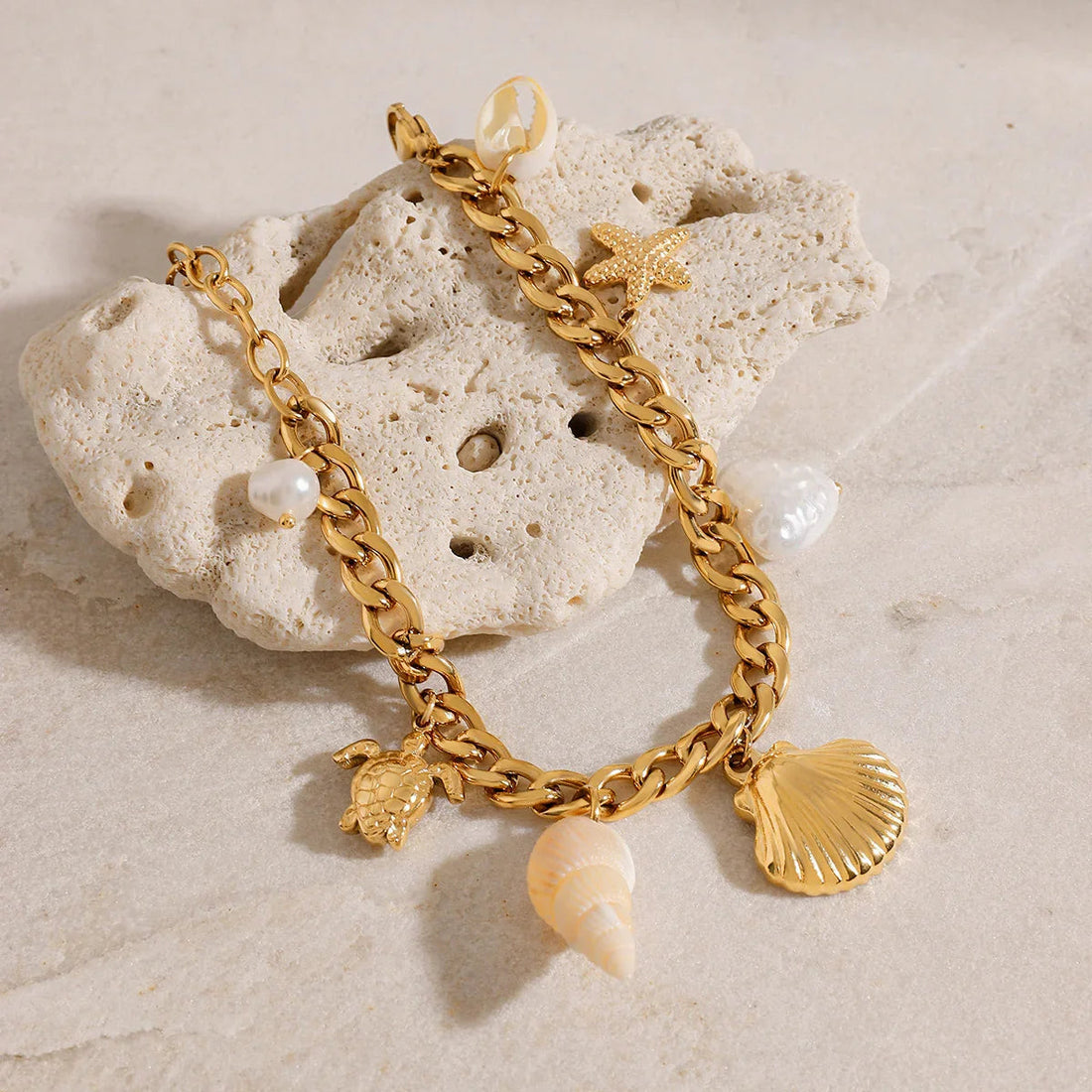 Cudillero Pulsera de Perlas