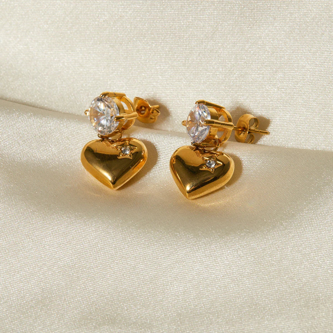 Aiguablava Pendientes Corazón