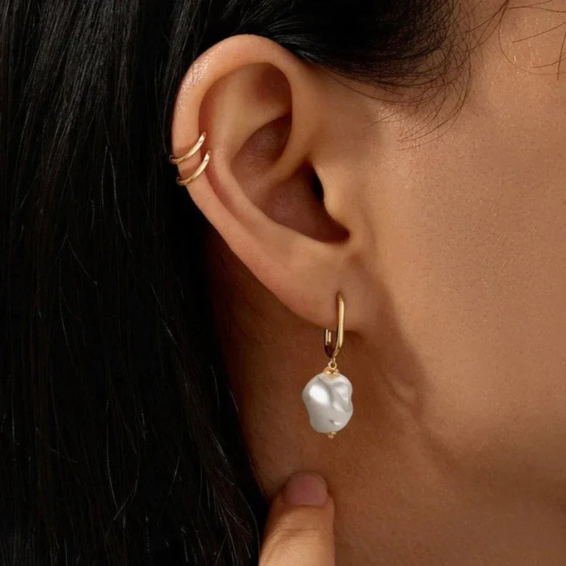 Carmona Pendientes de Perlas
