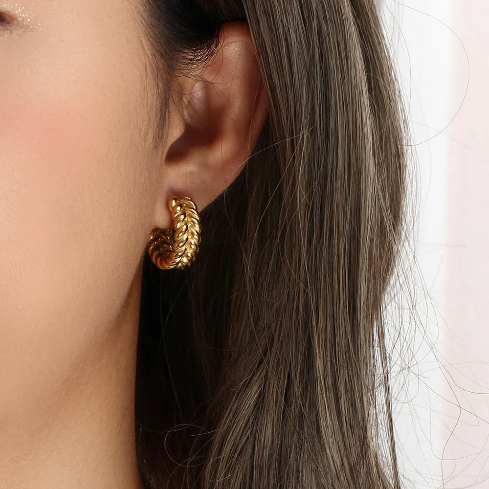 Buitrago Pendientes Trenza