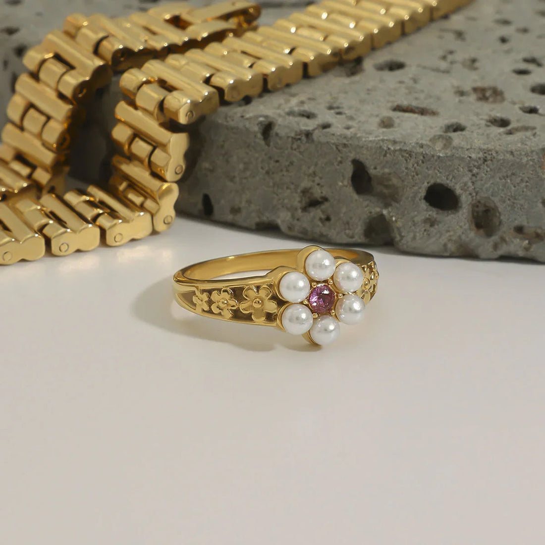 Tamariu Anillo de Perlas