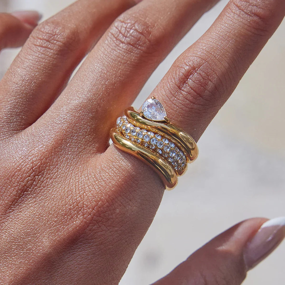 Frigiliana Anillo Apilable