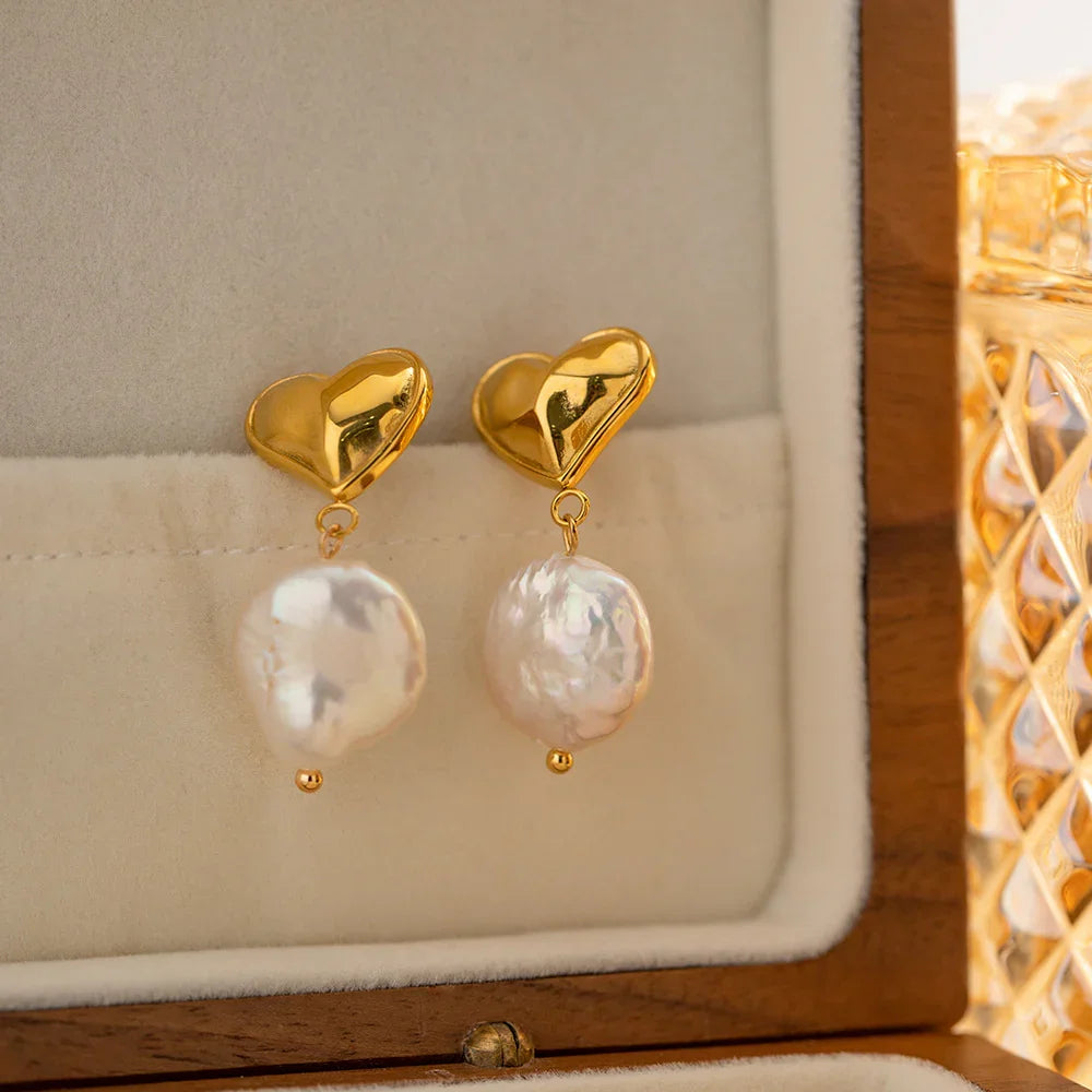 Atienza Pendientes de Perlas