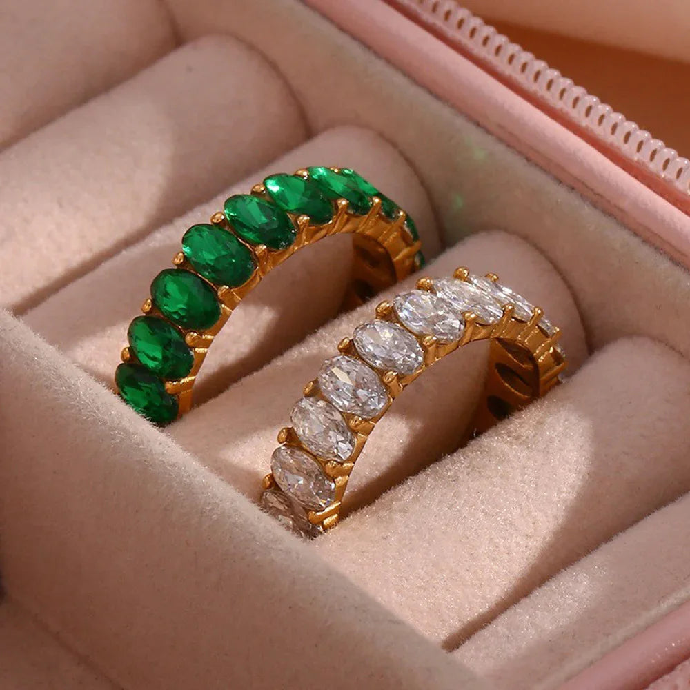Mojácar Anillo de Circonitas