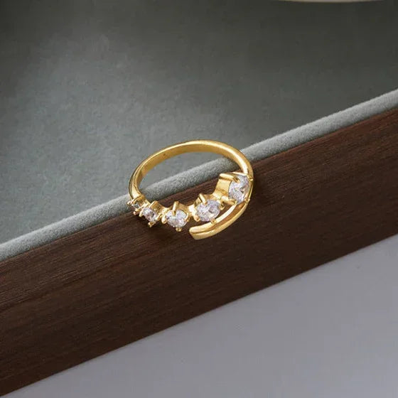 Corcubión Anillo de Circonitas