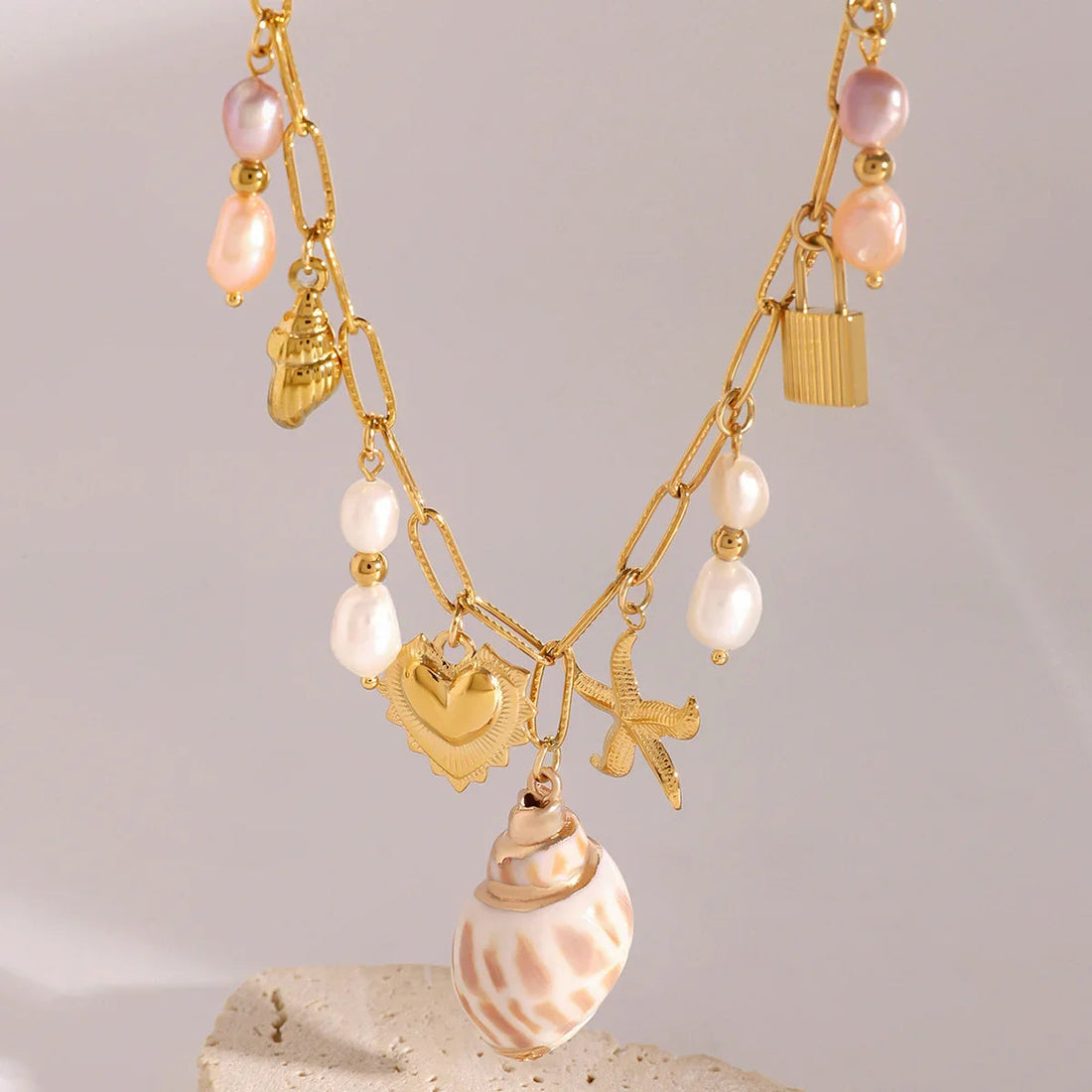 Ortigueira Collar de Perlas