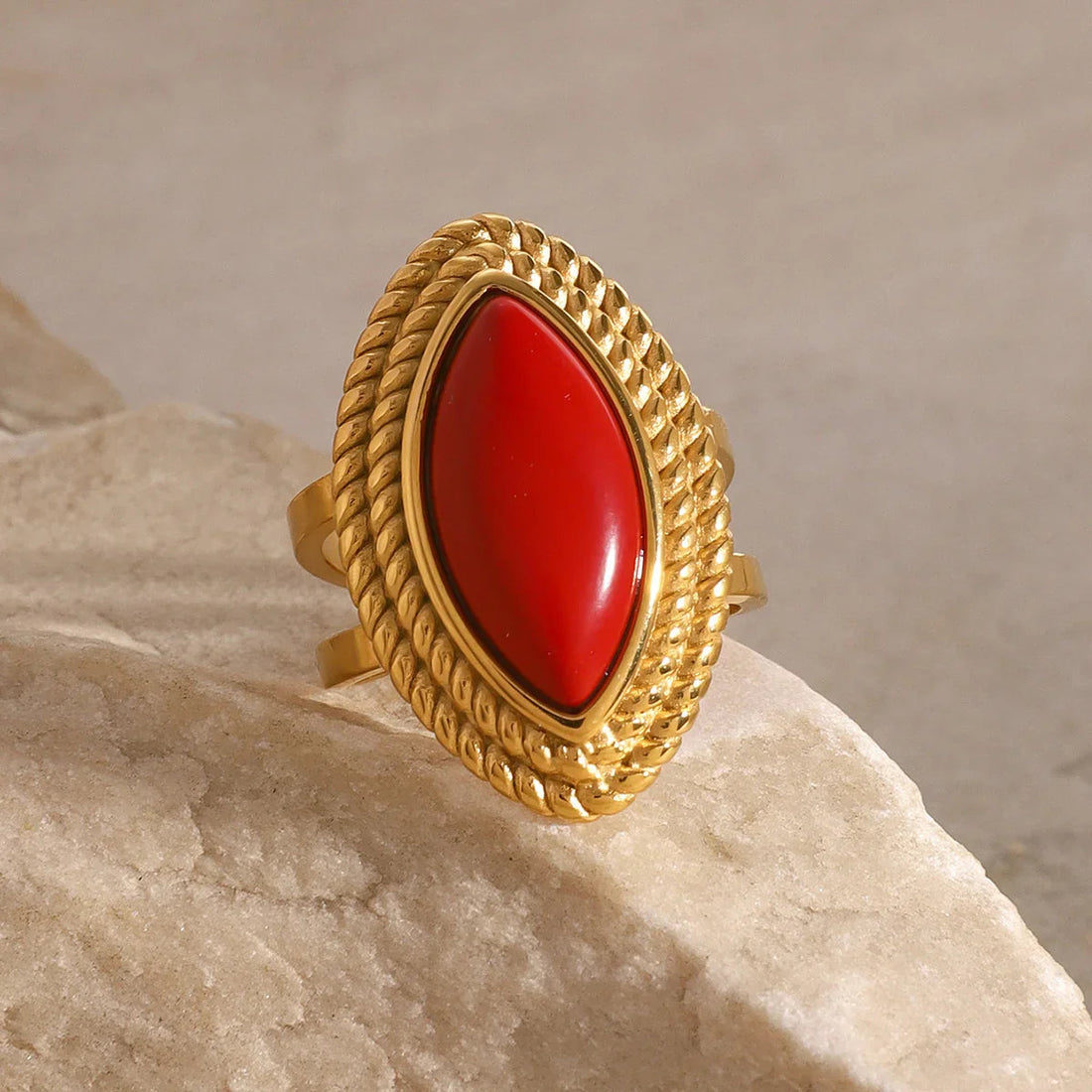 Menorca Anillo Marquise