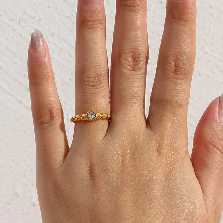 Teruel Anillo de Circonitas