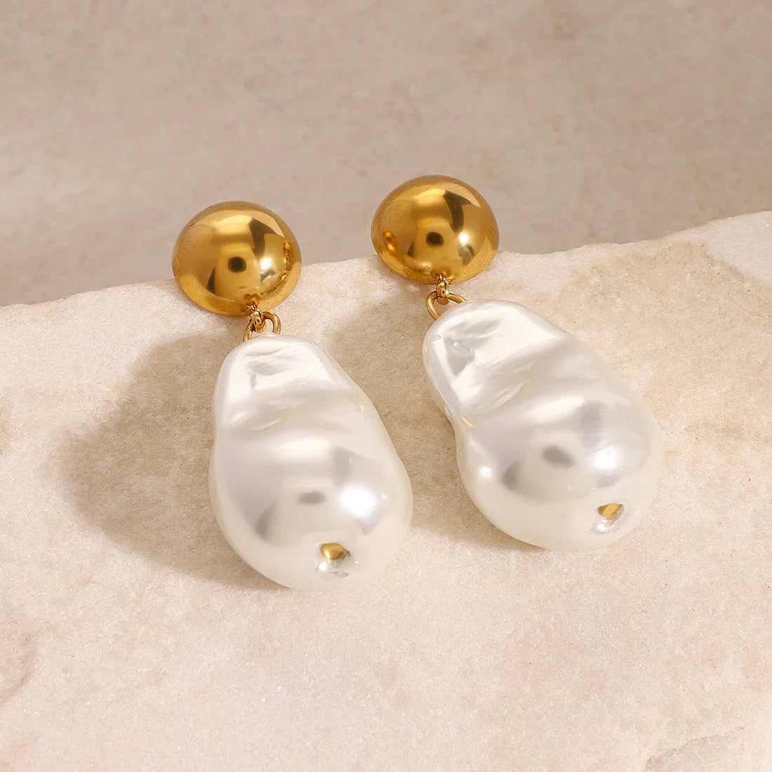 Ribadeo Pendientes de Perlas
