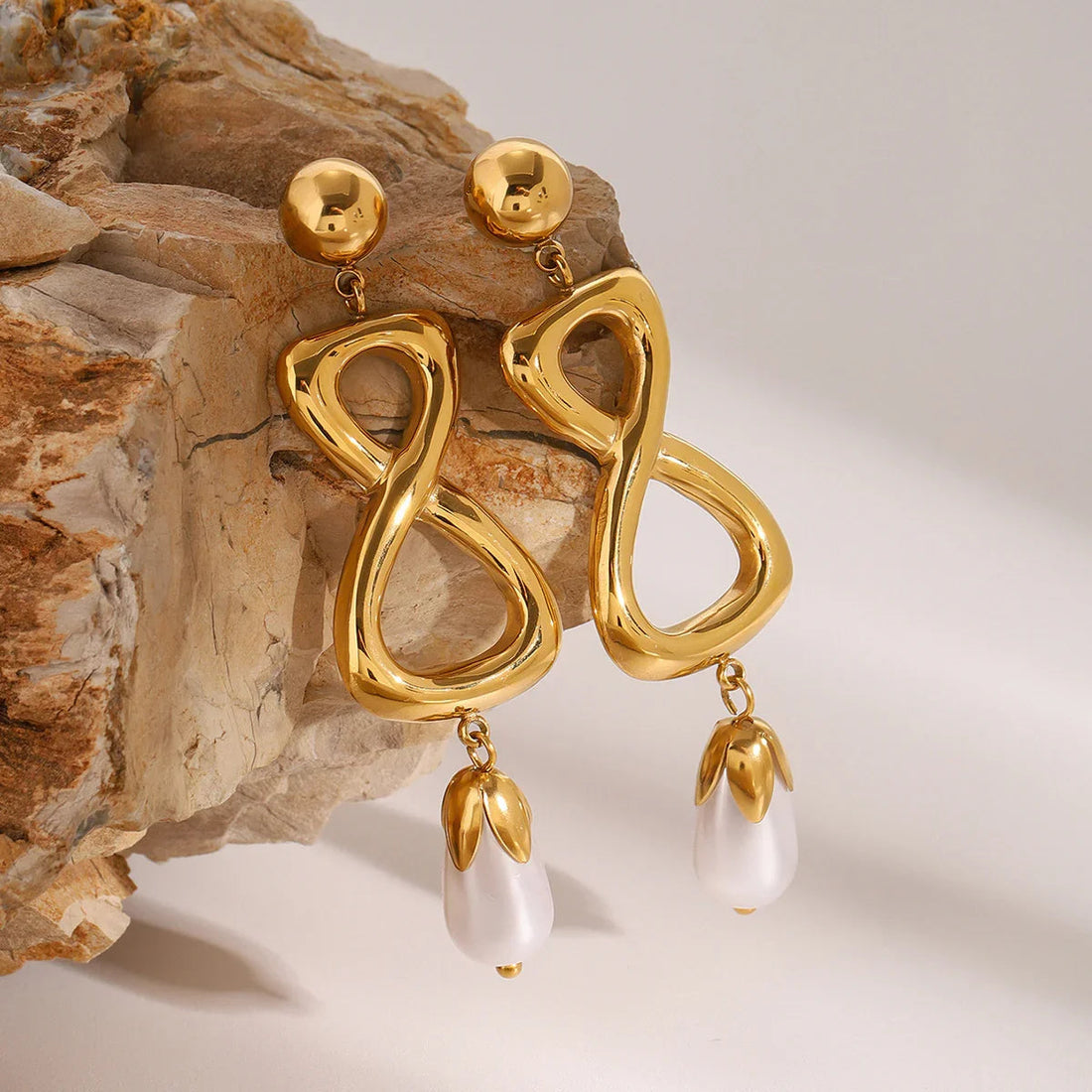 Portbou Pendientes de Perlas