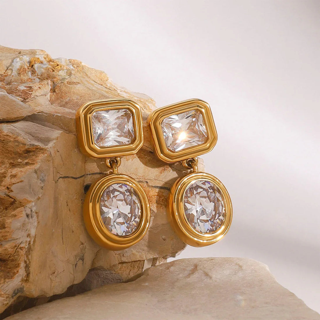 Luarca Pendientes de Circonitas