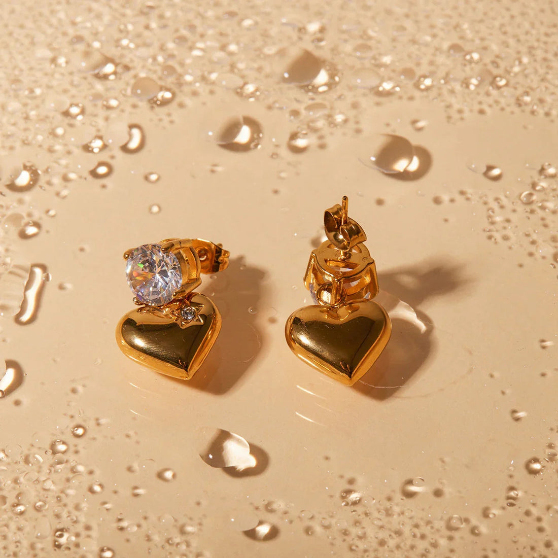 Aiguablava Pendientes Corazón
