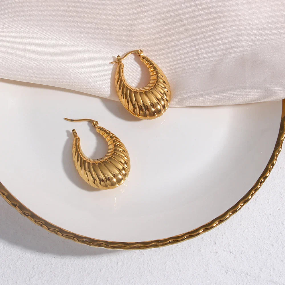 Cazalla Pendientes Croissant