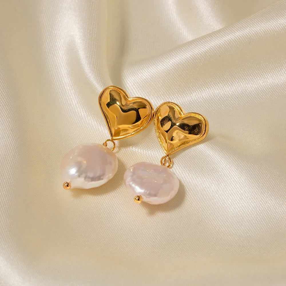 Atienza Pendientes de Perlas