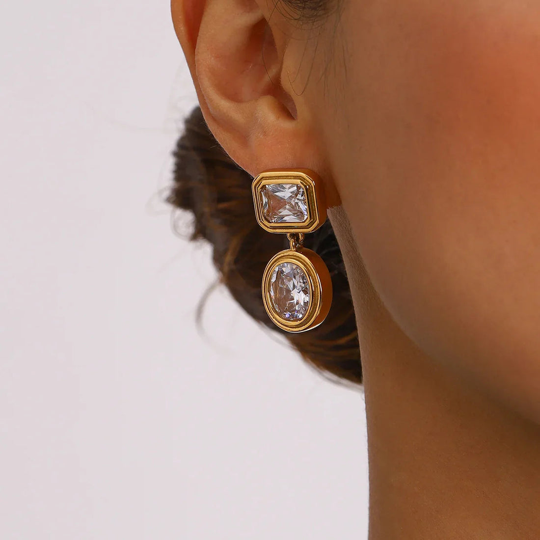 Luarca Pendientes de Circonitas