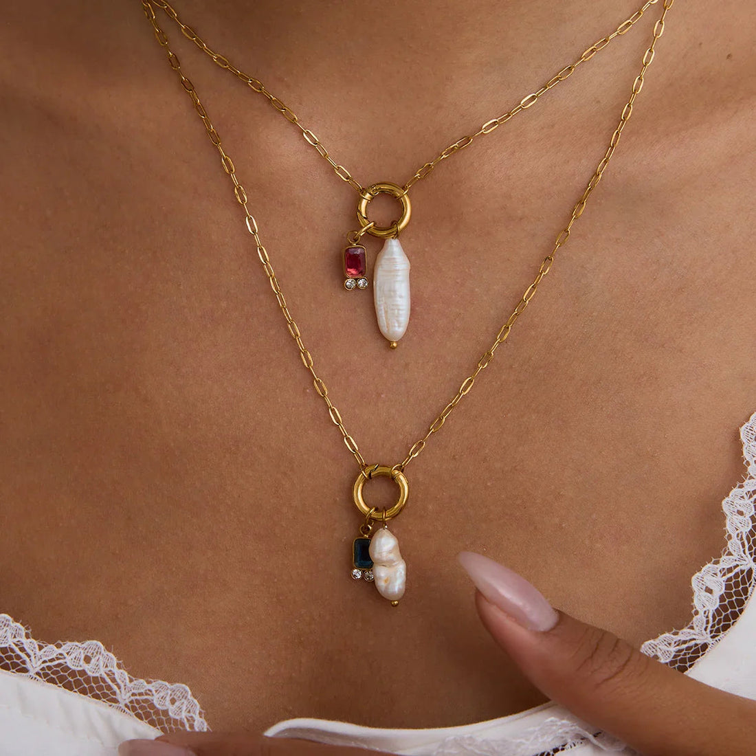 Fisterra Collar de Perlas