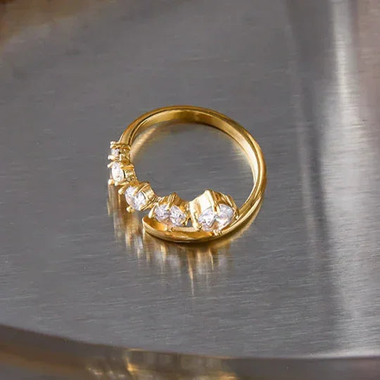 Corcubión Anillo de Circonitas