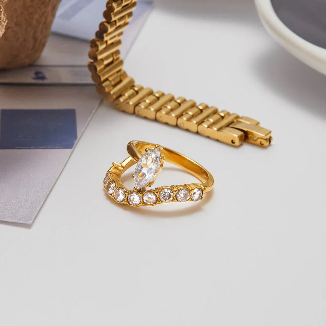 Begur Anillo Marquise