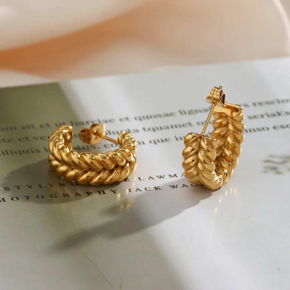 Buitrago Pendientes Trenza