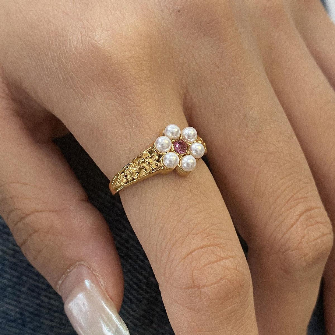 Tamariu Anillo de Perlas