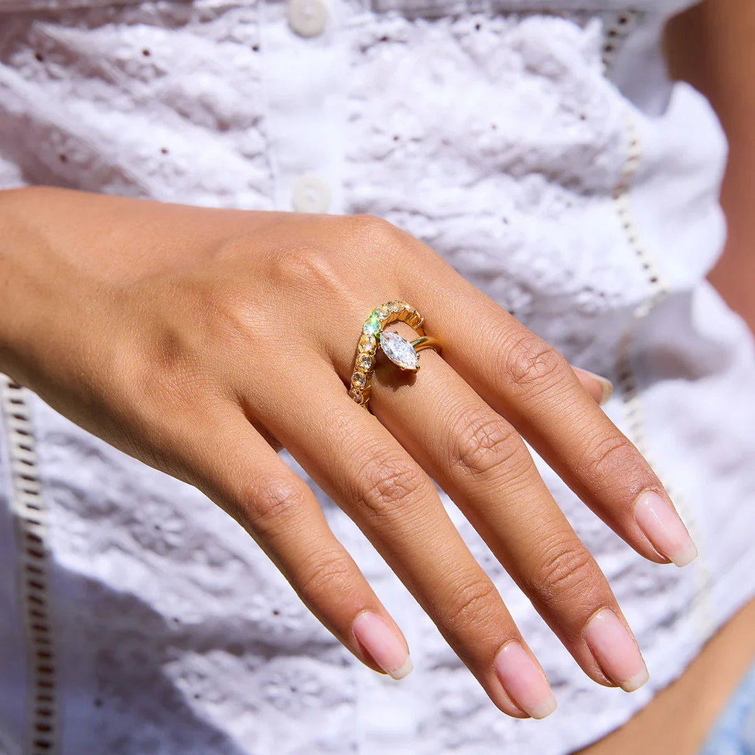 Begur Anillo Marquise