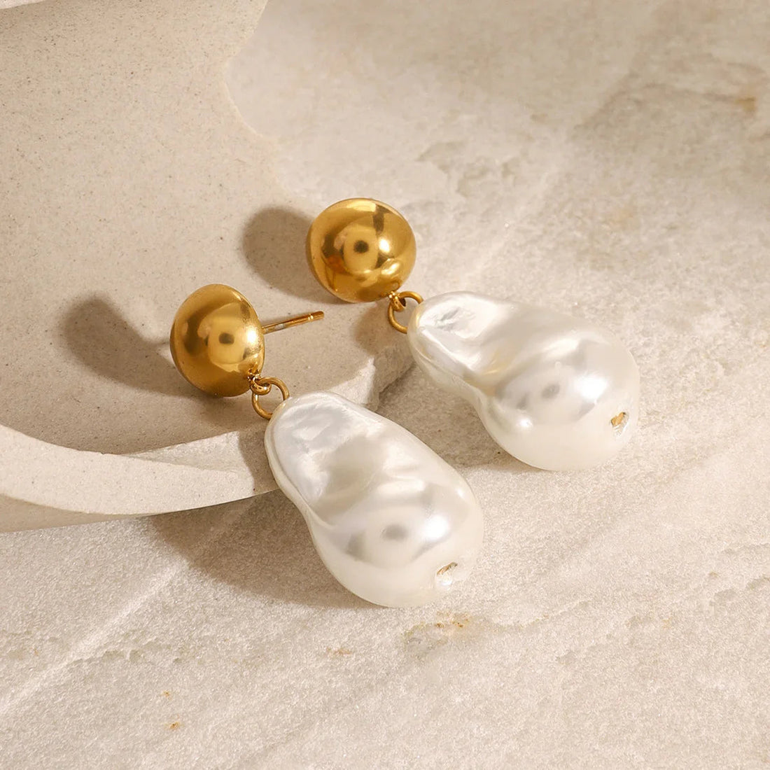 Ribadeo Pendientes de Perlas