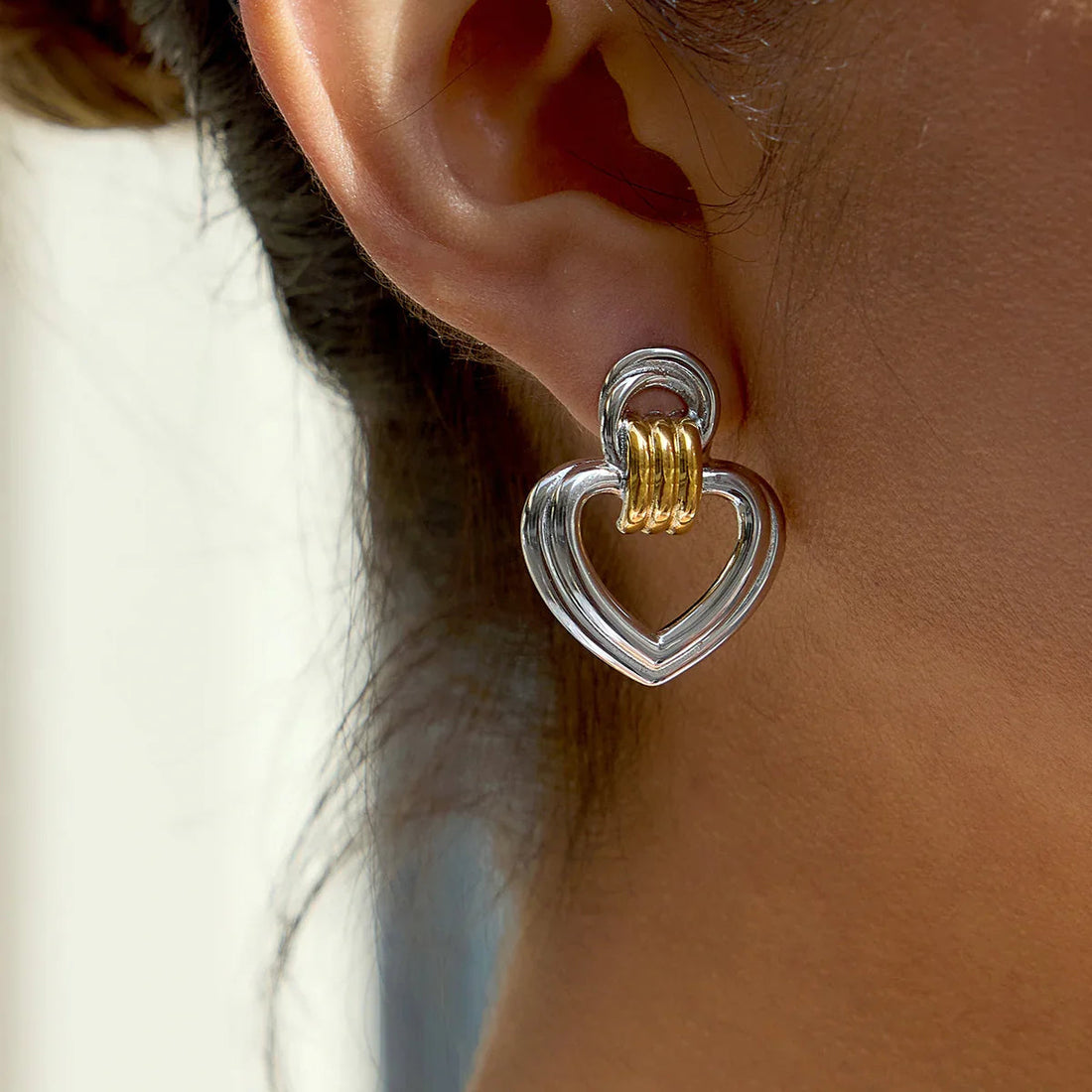 Polop Pendientes Corazón