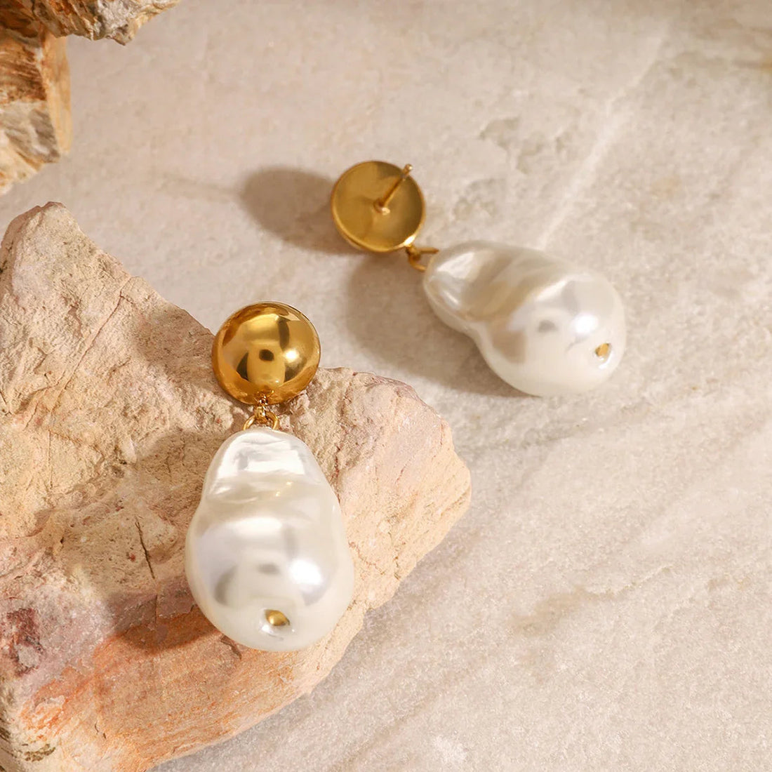 Ribadeo Pendientes de Perlas