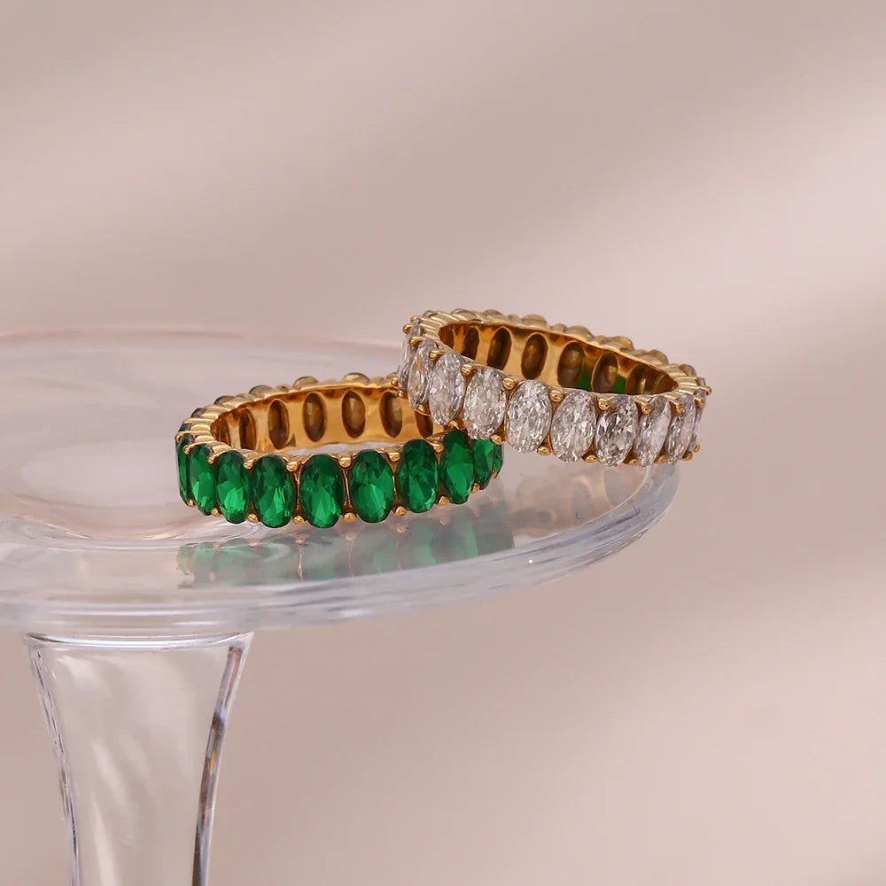 Mojácar Anillo de Circonitas