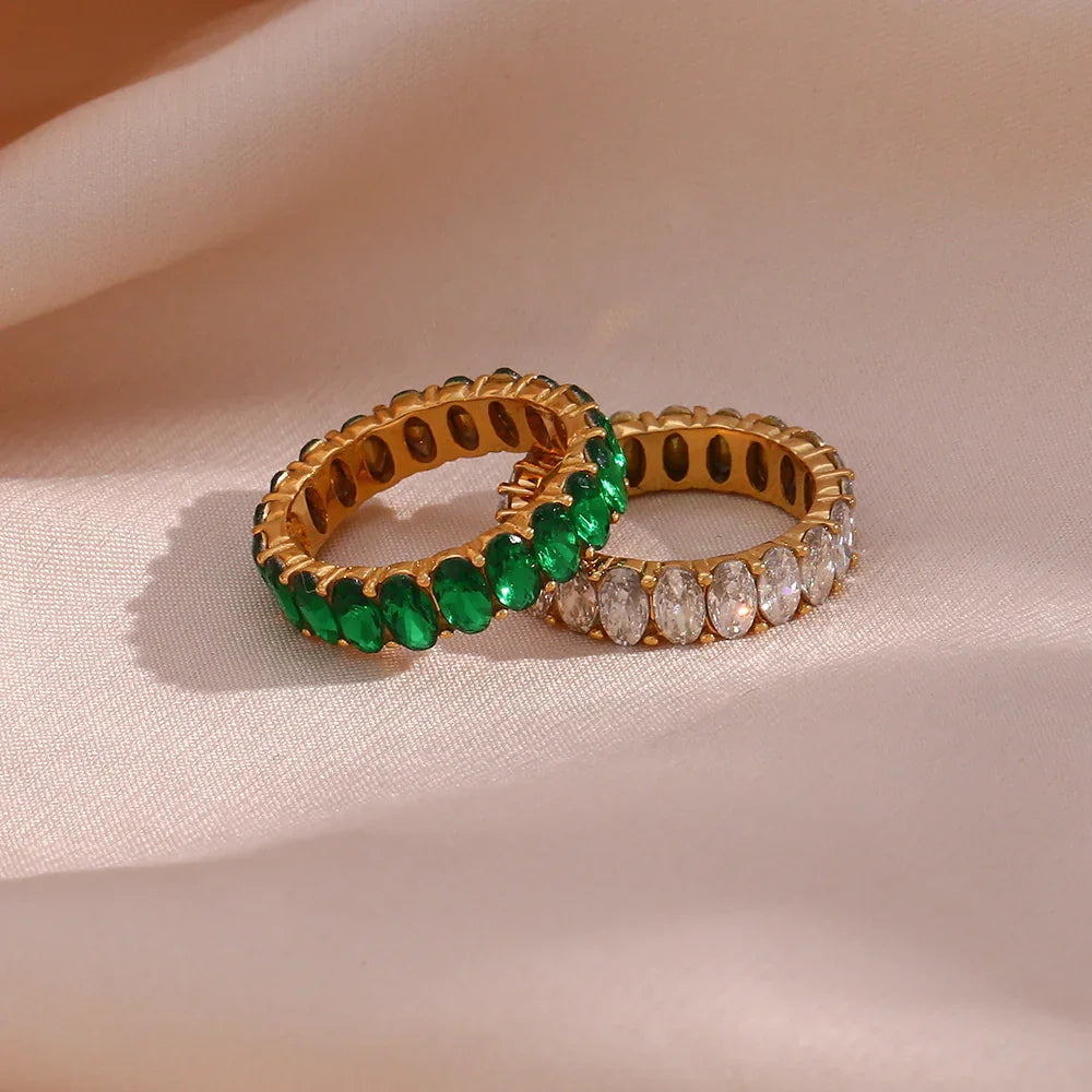 Mojácar Anillo de Circonitas