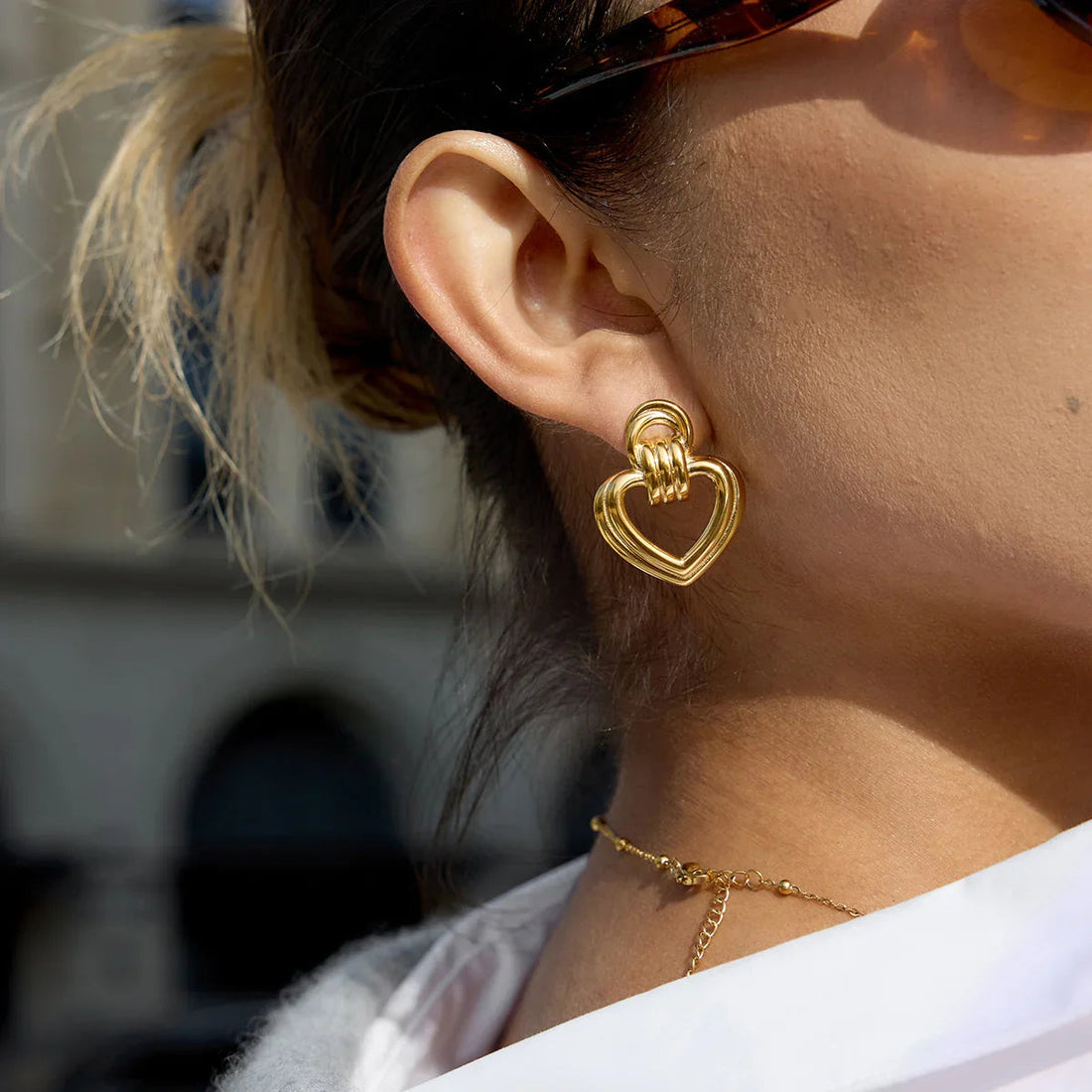 Polop Pendientes Corazón