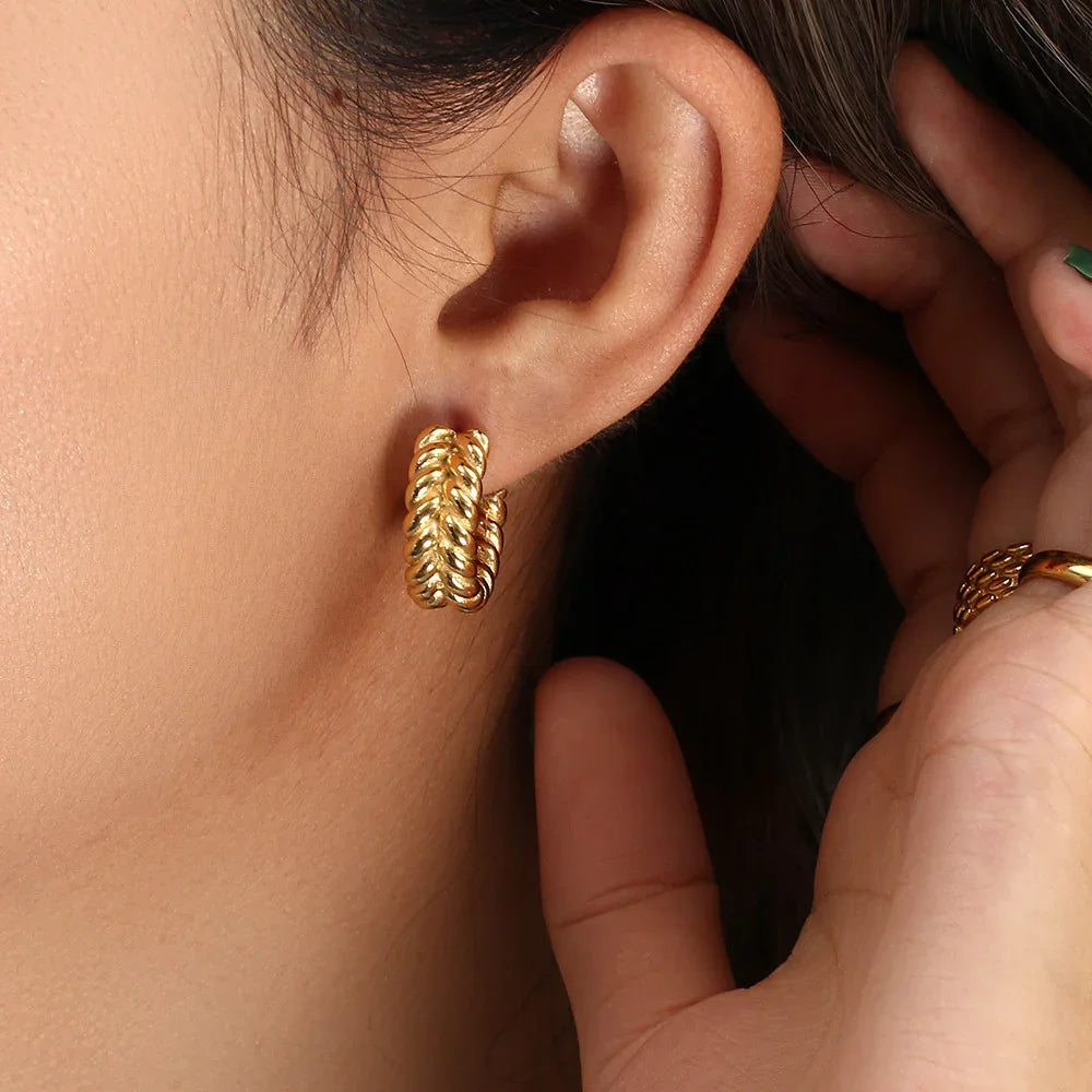 Buitrago Pendientes Trenza
