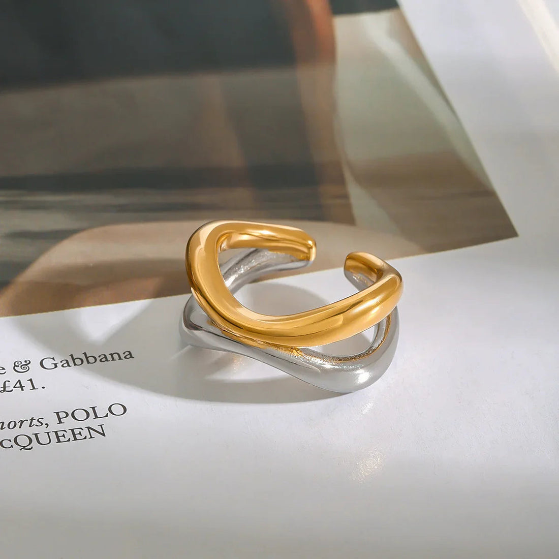 Mundaka Anillo Entrelazado