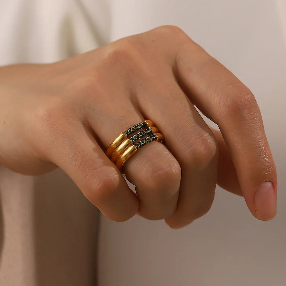Fisterra Anillo de Circonitas