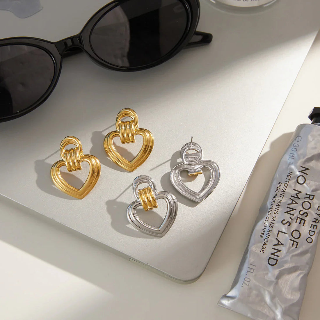Polop Pendientes Corazón