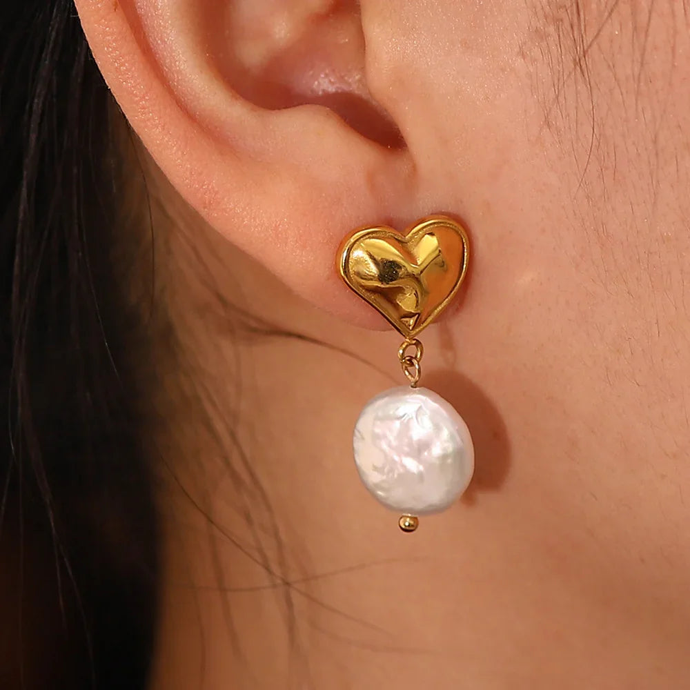 Atienza Pendientes de Perlas