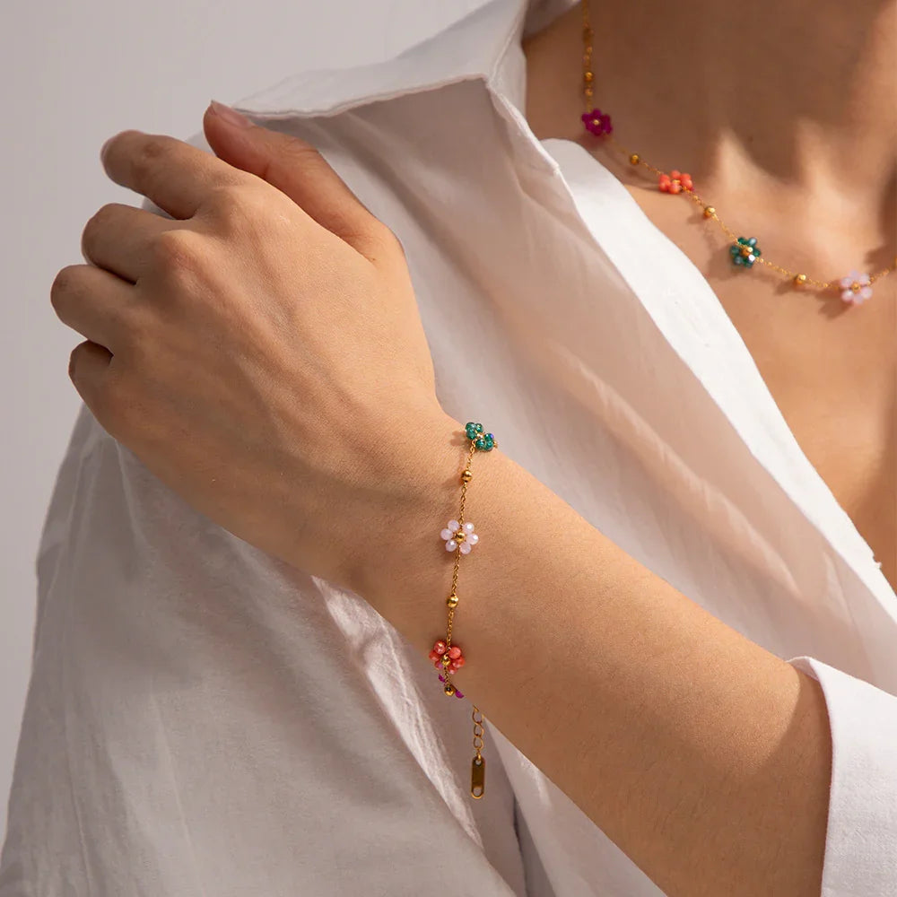 Cuenca Pulsera Flor