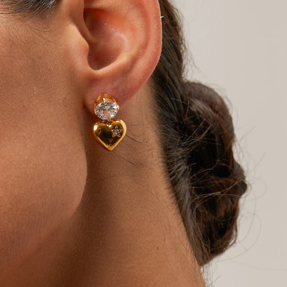 Aiguablava Pendientes Corazón
