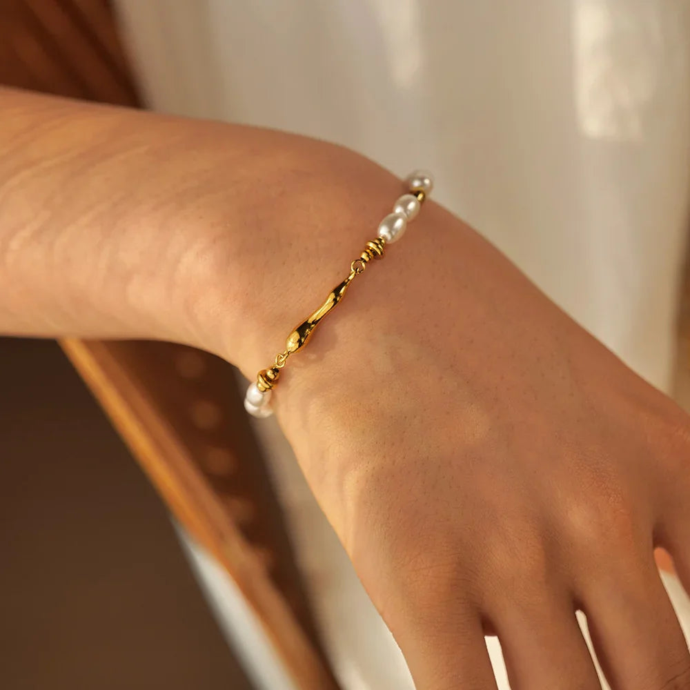 Estepa Pulsera de Perlas