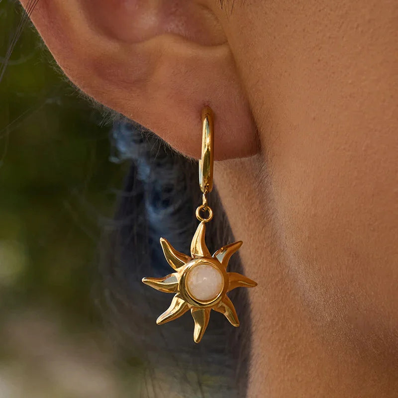 Corcubión Pendientes Sol