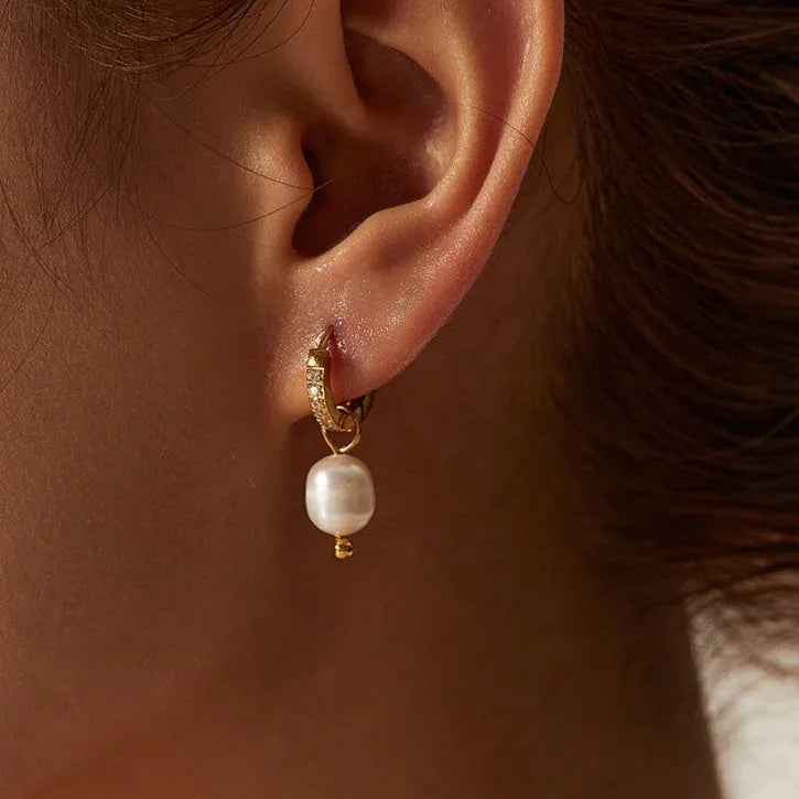 Cazorla Pendientes de Perlas