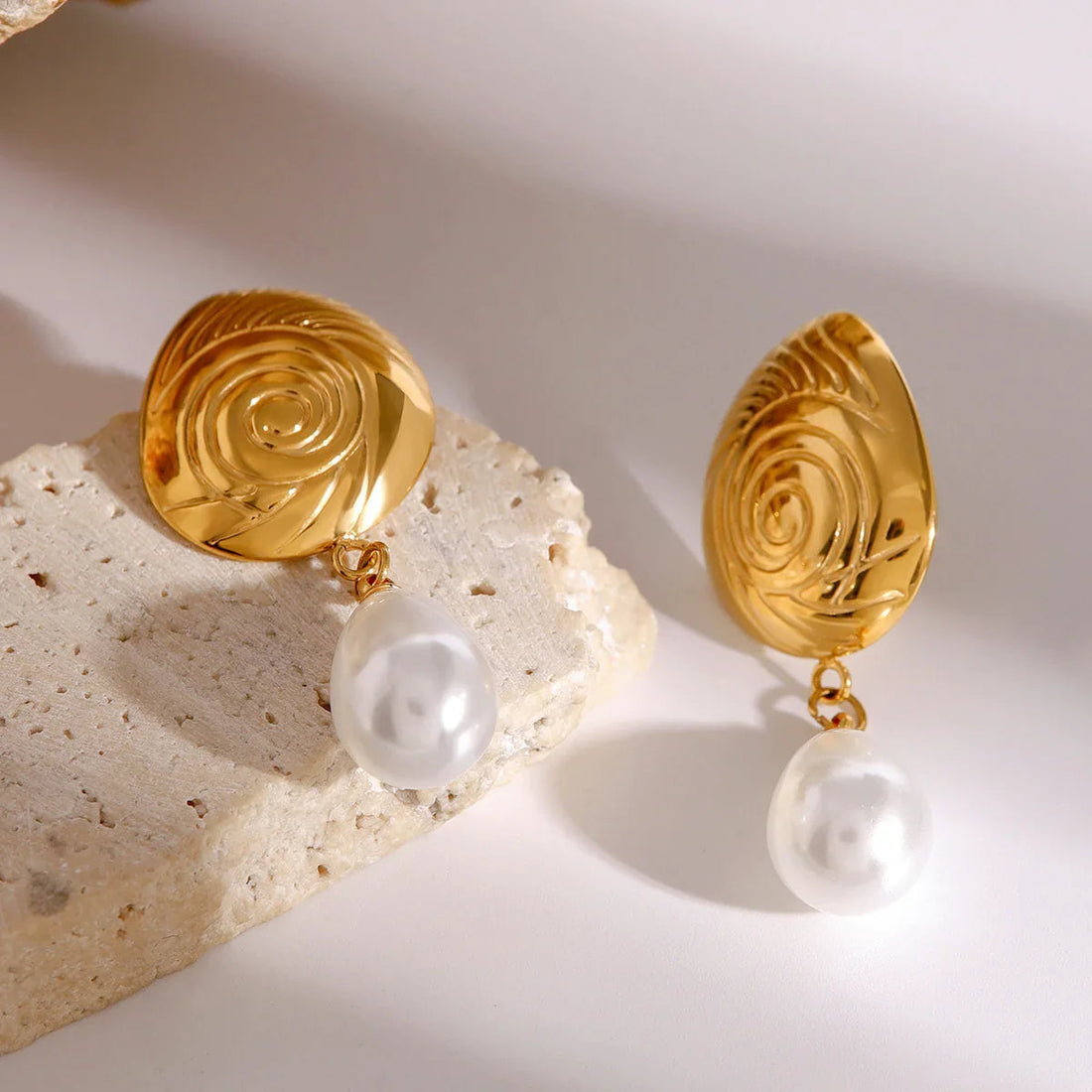 Calonge Pendientes de Perlas