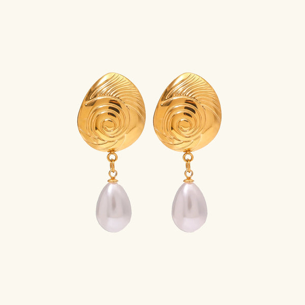 Calonge Pendientes de Perlas